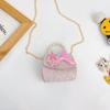 Bolsa Cruzada para Bebé Linda Bolso de Mano Nuevo Otoño 2025 Bolso de Princesa Sirena con Lentejuelas para Niña Elegante
