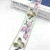 Nuevo encaje de organza bordado tridimensional de flores frescas pequeñas encaje encaje Hanfu accesorios de cortina para escote 5 cm de ancho