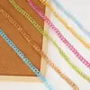 Ventas Directas de Fábrica Suministro en Stock Borde de Hilo Dorado y Plateado Colorido de 1 cm Encaje Ondulado Medianamente Curvo Accesorios para Ropa