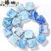 Várias opções disponíveis: Pedra de Jade Quadrada Ranhurada Contas Soltas de 10mm, Aproximadamente 16-17 Peças, Acessórios para Joias DIY, Atacado de Fábrica