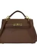 Bolso Kelly de Lichi de Alta Gama para Mujer 2026 Nuevo Bolso de Mano Exquisito Bolso de Hombro Cruzado de Lujo Nicho