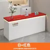 Balcão de bar, balcão de caixa, design moderno pequeno e simples, adequado para salões de beleza, lojas de roupas, barbearias, recepcões de empresas