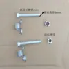 Accesorios para camión plataforma: asa plegable, base engrosada, accesorios para carretilla de mano, pasamanos, base, bisagra, accesorios para remolque