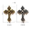 Novo estilo escuro série Cross liga acessórios para unhas celebridades online retro crochin adesivos decorativos para unhas legais