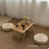 Mesa de Centro Tatami Estilo Japonês Janela de Canto Mesa Pequena Combinação de Mesa e Cadeira para Varanda de Casa Mesa de Chá Zen Mesa Baixa Simples Mesa Kang