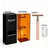 Amazon Mesmo Estilo Barbeador Manual Barbeador Antigo Lâmina Dupla para Barbear Masculino e Barbear Universal