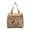 Bolso de Lona Nuevo y Elegante de Teckel para Mujer, Bolso de Mano Sencillo y Portátil para Viajar al Trabajo, Versátil Bolsa para el Almuerzo