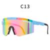 Nuevas Gafas Polarizadas Europeas y Americanas de Una Pieza, Montura Grande, Gafas de Sol Coloridas, Gafas Deportivas para Ciclismo, Gafas de Moda Transfronterizas