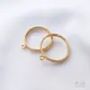Anel Suporte para Anéis Color-Preserving com Preenchimento de Ouro 14K Acessórios Semi-Acabados Base de Placa de Malha para Chuveiro Flor de Lótus Material DIY Feito à Mão