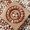 Raiz de Bodhi Natural Esculpida Cabeça de Gato Capivara Contas Soltas Material para Fazer Pulseira DIY Artesanal