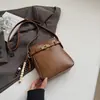 Bolso Pequeño de Aspecto Elegante y Textura de Guijarros para Mujer 2025 Nuevo Bolso Cuadrado Pequeño Estilo Occidental Bolso de Hombro Cruzado Simple