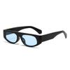 Gafas de Sol Cat-Eye de Lujo Accesibles Transfronterizas para Mujer Gafas de Moda de Gama Alta Estilo Ins Gafas de Sol Rectangulares de Patilla Ancha Hip-Hop