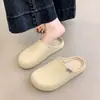 Pantuflas de algodón impermeables para mujer, para uso exterior en otoño e invierno, nuevo estilo 2026, para uso interior y en casa, antideslizantes, cálidas y con forro de felpa, adecuadas para parejas