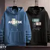 Novedad de Otoño Sudadera de Marca de Moda para Hombre 2026 Nuevo Estilo Chaqueta para Otoño e Invierno, Sudadera con Capucha Estampado Retro Engrosada