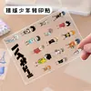 ¡Haikyuu!! Pegatinas de TransferenciaPegatinas de personaje de voleibol pequeño versión Q de dibujos animados para decoración DIY de botellas de agua