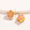 Novo Método Antigo Chinês Liga Colorida Flor com Contas Estrela Rosca Buraco Passante Contas DIY Pulseira Feita à Mão Acessórios de Joias