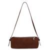 Bolsa Estuche para Bolígrafos de Moda de Nicho para Mujer 2025 Nuevo Otoño Color Sólido Bolso de Mano de Alta Gama de un Solo Hombro Cruzado Bolso de Moda