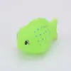 Brinquedo de peixe pintado vinil brincar na água apertar música conjunto banheiro infantil Banho desenho animado pato boca larga brinquedo para brincar na água