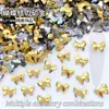 Strass Formato Borboleta 5*7mm com Fundo Plano Decorações Brilhantes da Moda para Nail Art Acessórios Borboleta Strass para Unhas Postiças Atacado