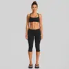 Conjunto de ropa de yoga transfronterizo con sujetador deportivo de cuello halter con sensación de segunda piel y conjunto de pantalones de fitness de secado rápido de cintura baja para correr y ciclismo al aire libre