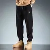 Comércio Exterior Primavera e Outono Calças Jogger Masculinas Calças de Moletom Esportivas Veludo Cotelê Novo Estilo Outono e Inverno Plus Veludo Quente Soltas Casuais Masculinas
