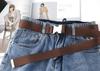 Suministro Directo de Fábrica Hebilla Cinturón de Lona para Mujer Hebilla Táctica Cinturón de Color Sólido Estudiante Entrenamiento Militar Overol Exterior Cinturón en Stock