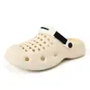 Sapatos Perfurados 3D Verão Respiráveis Outdoor Aumento de Altura Antiderrapante Slip-on Tamanco Praia Sandálias Fechadas para Mulheres Casais