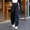 Pantalones de trabajo de moda personalizados para mujer, nuevo estilo de otoño, de tiro alto, ajustados, corte estrecho, versátiles, holgados, elegantes, casuales
