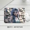 Alfombrilla de ratón de alto valor para chica repartidora de periódicos tamaño pequeño Antideslizante Pad de mesa Engrosada para chica de e-sports Cuaderno Oficina Personalización