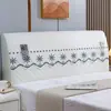 Nueva Funda Acolchada para Mesita de Noche Todo Incluido Elástica Suave Tela Tipo Bolsa Funda para Mesita de Noche Estilo Europeo Tablero de Madera Cojín Anticolisión Funda Antipolvo