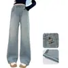 Ropa para Niños Jeans para Niñas para Niños Mayores 2026 Nuevo Primavera y Otoño Casual Estilo Coreano Pantalones de Pierna Ancha