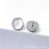 Pendientes de Aleación de Titanio Astmf-136 con Borde Ondulado Piedra Ojo de Gato G23 Titanio Nuevo Multicolor Circonita Grande Joyería para Perforación Cabeza