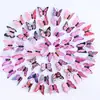 4,5-12cm borboleta colorida de camada única para encadernação decorativa