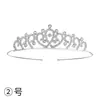 Niños y Niñas Princesa Corona Simple Linda Diadema Bebé Festival Actuación Accesorios para el Cabello Corona de Cumpleaños Corona para Pastel