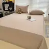 Sábana de Algodón Lavado Clase A Pieza Única No Algodón Puro Todo Algodón Dormitorio Estudiantil Juego de Tres Piezas Sábana Individual/Doble Funda de Almohada