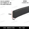Espuma de Silicona Sólida Semicircular Roja Resistente a Altas Temperaturas Espuma Anti-Colisión Sello de Puerta de Gabinete Tira de Sellado Mecánico para Huecos Forma D