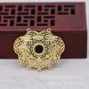 Yiwu Rayo Dorado color dorado chapado DIY horquilla Han ropa coronas collar colgante de aleación porosa accesorios para el tocado B840