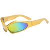Moda Futura 68167 Moda Retro Gafas de Sol Coloridas Coreanas Europeas y Americanas Calle Forma Especial Gafas de Sol Resistentes a los Rayos UV