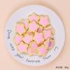 Amor Galleta Sándwich de Chocolate Decoración de Pastel Adornos Snacks Infantiles Postre en Forma de Corazón Adornos de Decoración para Hornear