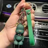 Pingente chaveiro de urso fofo, decoração de carro e bolsa moderna e requintada, chaveiro, pequeno presente, atacado de pequenas mercadorias