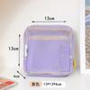 Bolsa Tofu de Malha Dopamina Nova Bolsa de Armazenamento Portátil Pequena Bolsa de Cosméticos de Malha Batom Portátil Pequena Bolsa Quadrada