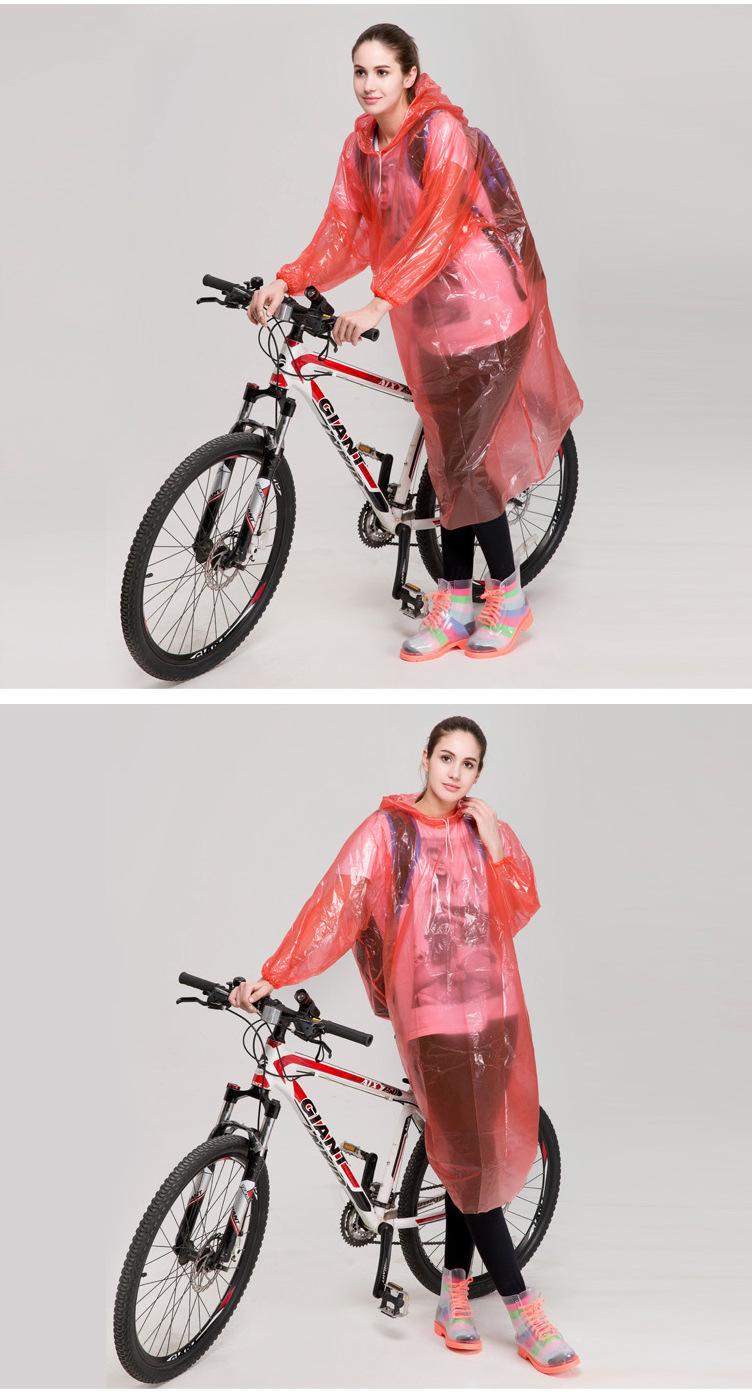 PE斗篷一次性雨衣_11