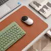 Alfombrilla de ratón de cuero, tamaño grande, diseño premium, impermeable, adecuada para uso en oficina, computadora, laptop y teclado en escritorios