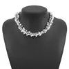 N12865 Transfronterizo Nuevo Elegante Diseño de Moda Collar de Perlas para Mujer Estilo de Lujo Accesible Cadena para Clavícula de Perlas Redondas