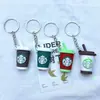 Llavero Colgante Taza de Té con Leche de Starbucks Figura de Taza 3D de Starbucks Caja Sorpresa Taza Pequeña de Té con Leche
