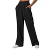 Calça Jogger de Lã com Bolso Lateral, Casual Simples, Roupa de Trabalho, Nova Coleção Outono/Inverno 2025 para E-commerce Transfronteiriço