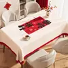 Toalha de Mesa de Jantar Desenho Animado 2026 Nova Jovem Luxo Alto Padrão À Prova de Óleo Impermeável Lavável Ampliadora de Atmosfera Pano de Mesa de Centro Tapete de Mesa