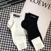 Calcetines Estilo Japonés Color Crema para Primavera y Verano para Mujer Botón de Concha Rosa Suave Lindos Algodón Sin Costuras Para Todo