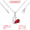 Cadena de Clavícula de Ciervo Cruzado de Lujo DIY Popular de Verano Versátil de Nicho, Collar de Moda Elegante Transfronterizo para Mujeres