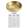 Cuenco de Acero Inoxidable Color Dorado Vintage, Cuenco Kimchi Desgastado, Cuenco para Snacks, Cuenco para Sopa, Plato para Platos Fríos, Cuenco para Comer, Cuenco para Condimentos Estilo Japonés